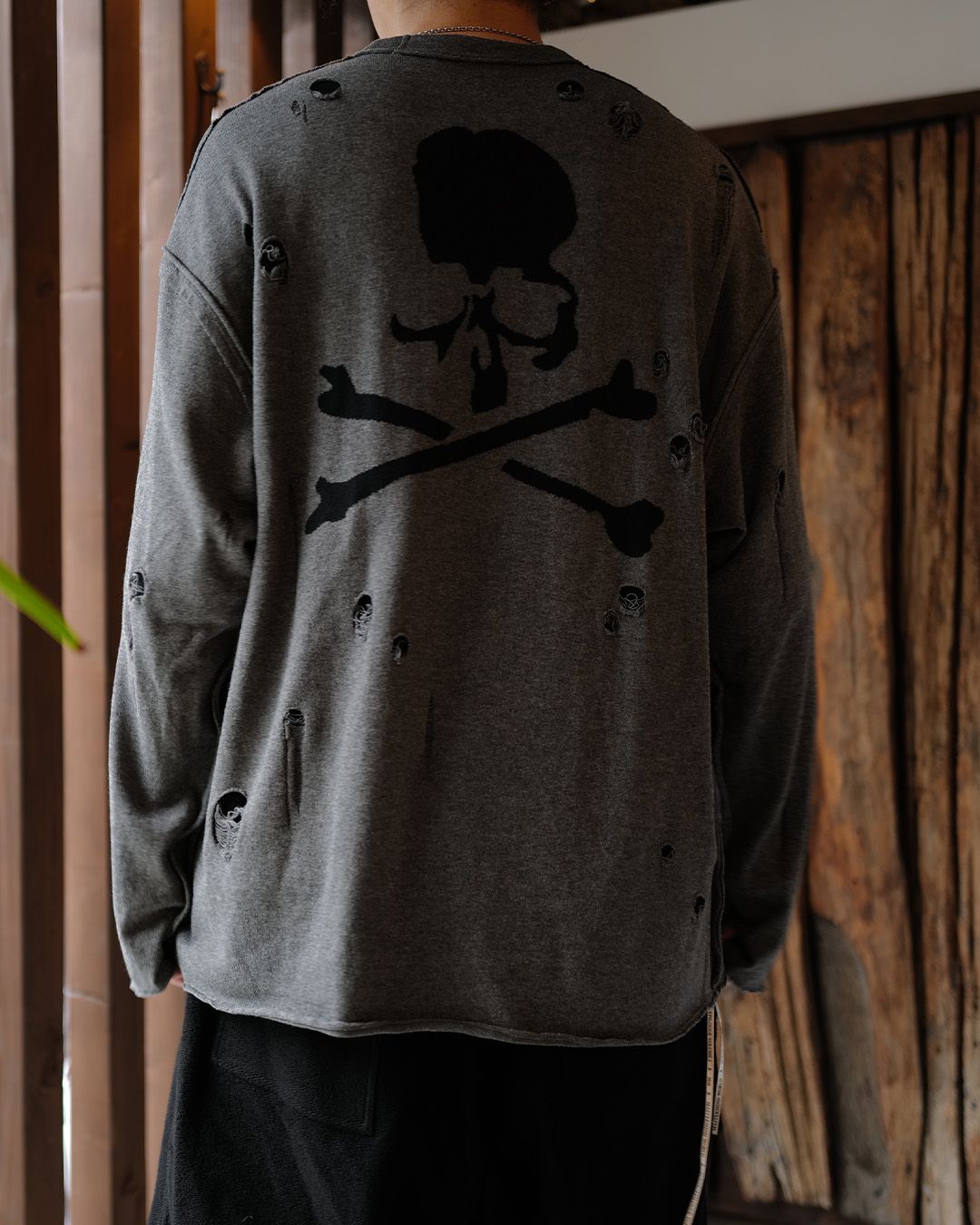 mastermind JAPAN - 【MASTERMIND WORLD】 REVERSIBLE DISTRESSED TEE