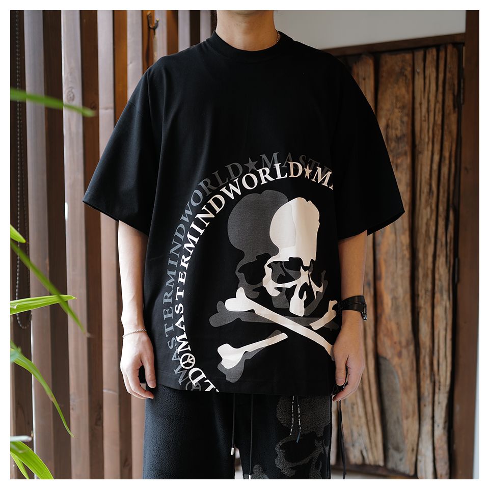 【関税込み】MASTERMIND WORLD ブラック MW Flash Tシャツ mastermind JAPAN - 【MASTERMIND WORLD】 FLASH TEE BLACK | River