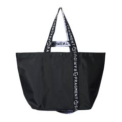 RAMIDUS SQUARE TOTE BAG (M) 【FRAGMENT DESIGN × RAMIDUS】 BLACK