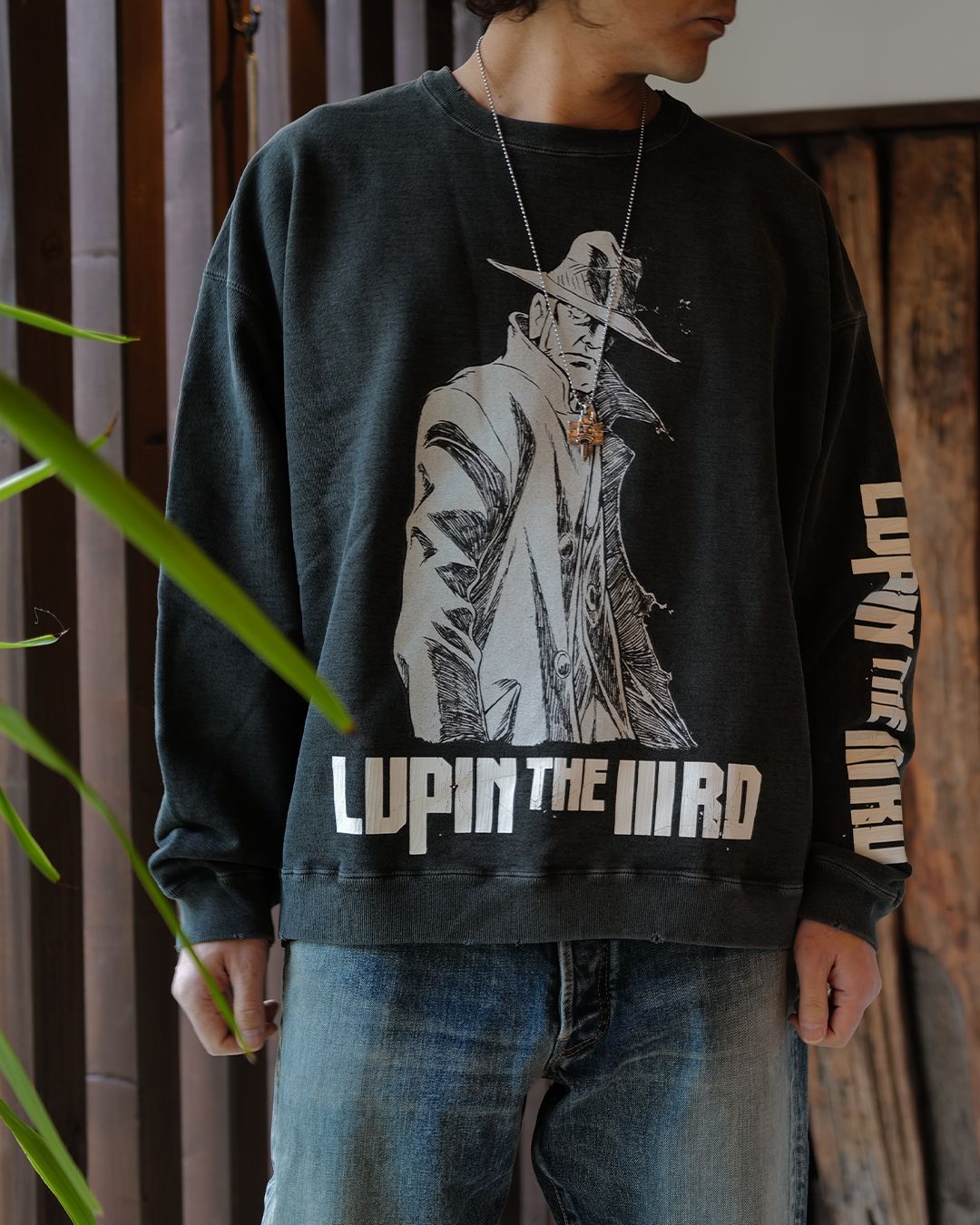 [[LUPIN THE IIIRD]   Sweat (ZENIGATA/LUPIN) Black