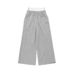 【WOMENS】GXL-S25-PT-01  DOUBLE WAISTED PANTS   GRAY