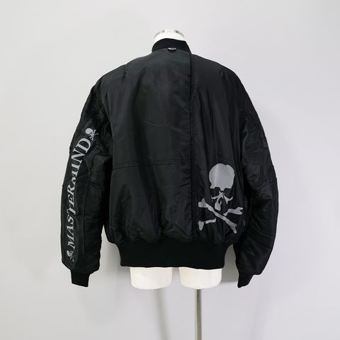 Last1 S 【MASTERMINDWORLD】 x ALPHA  MA-1 MMJ   BLACK
