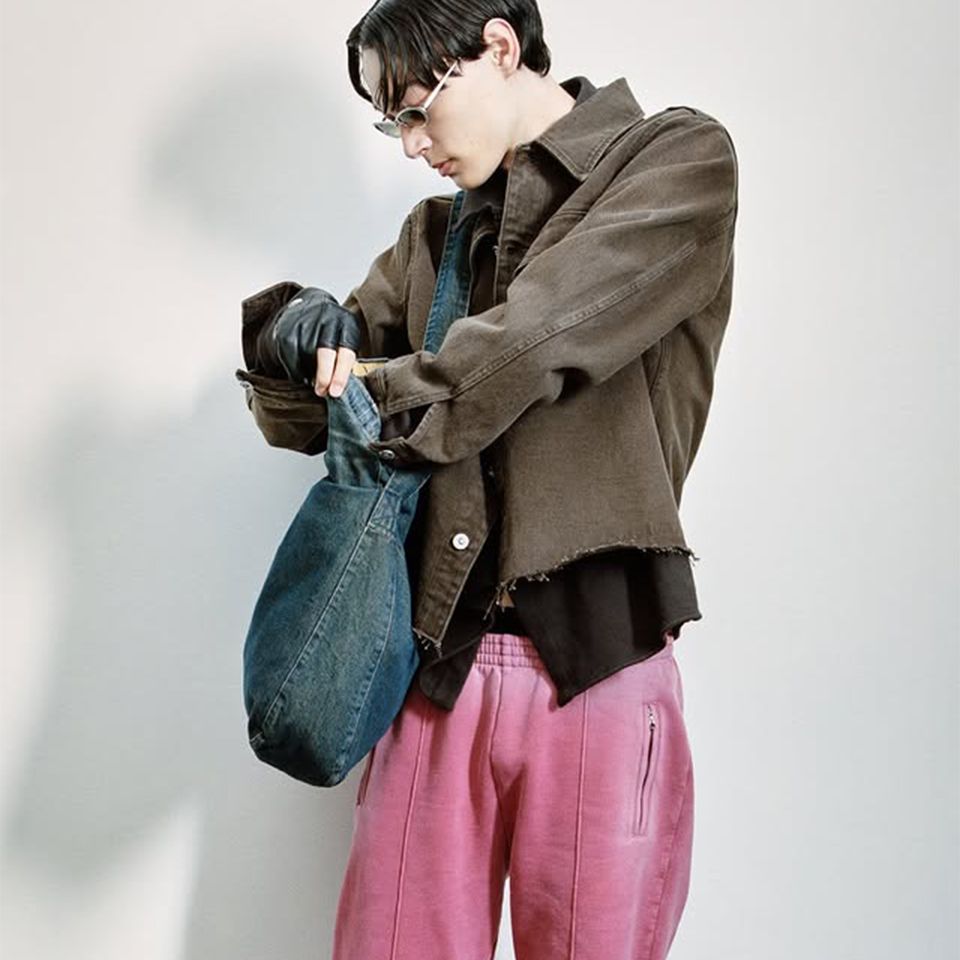 OUR LEGACY - CUT REBIRTH JACKET Choco Overdye | River
