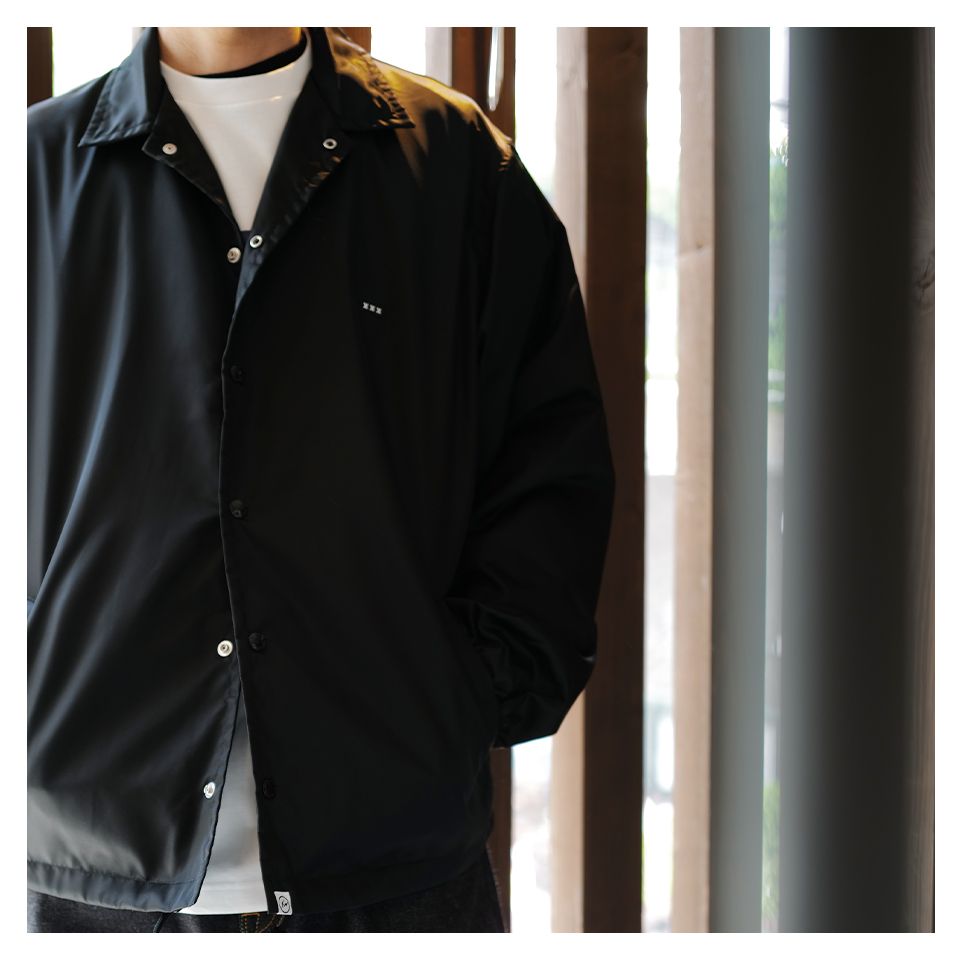 GX-S23-FJK-01 FRAGMENT × XXX COACH JACKET BLACK | River