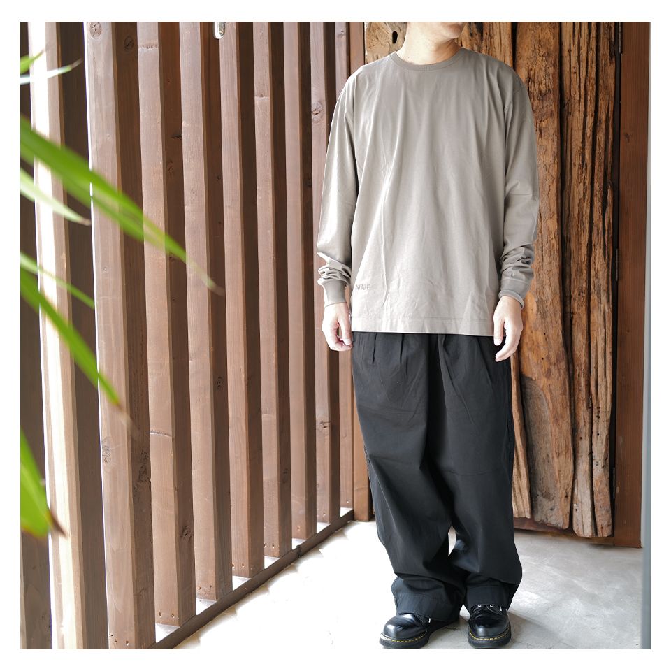 【Last1 SizeS】LM2-1 Long Sleeve T-shirt [SPRAY BACK PRINT]