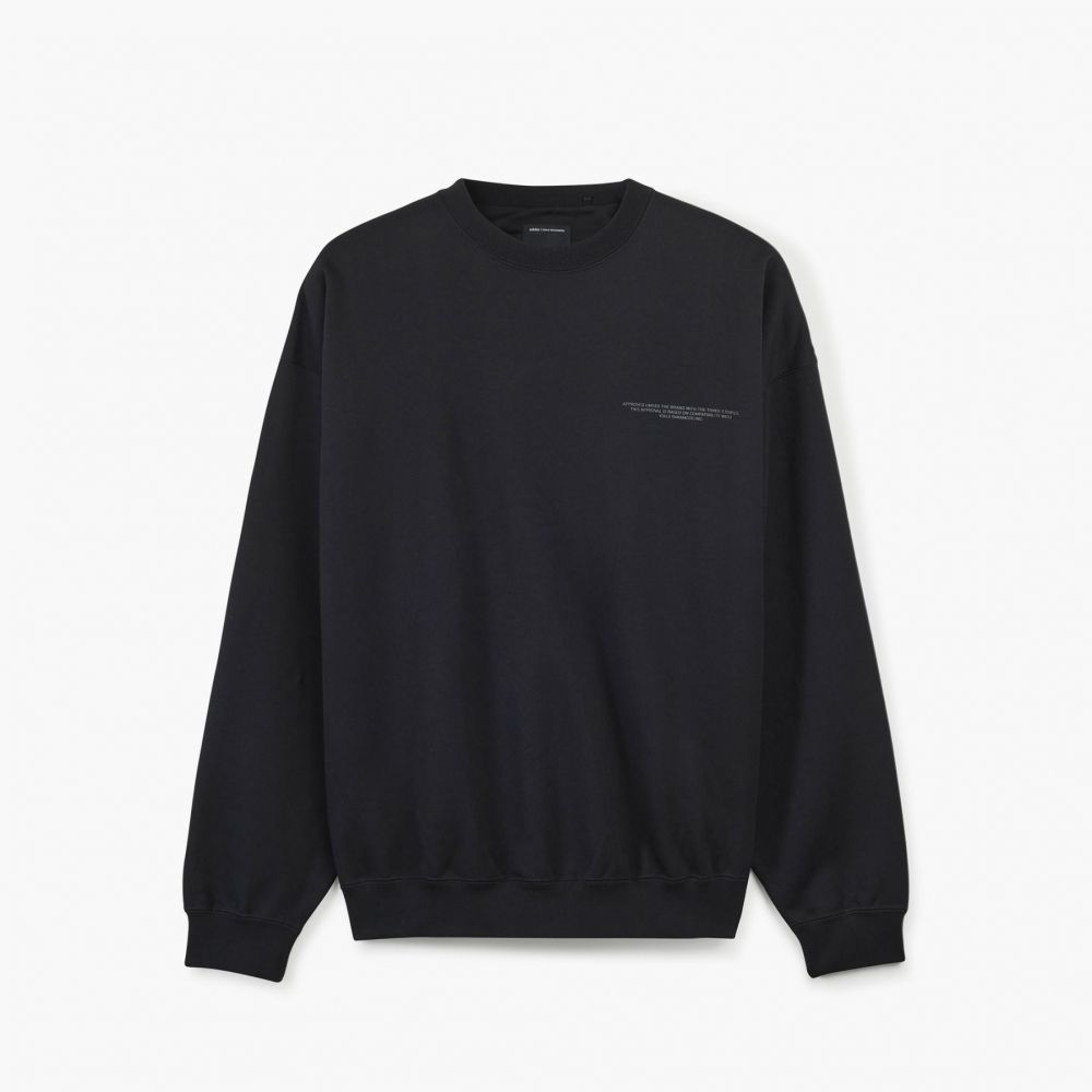 Y-3 - LOGO CREW Black | River