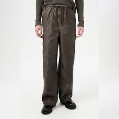 【Last1 Size48】WAY TROUSER   Brown Wash Out Nylon