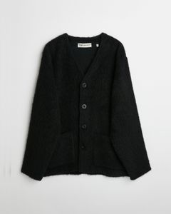CARDIGAN Black Mohair