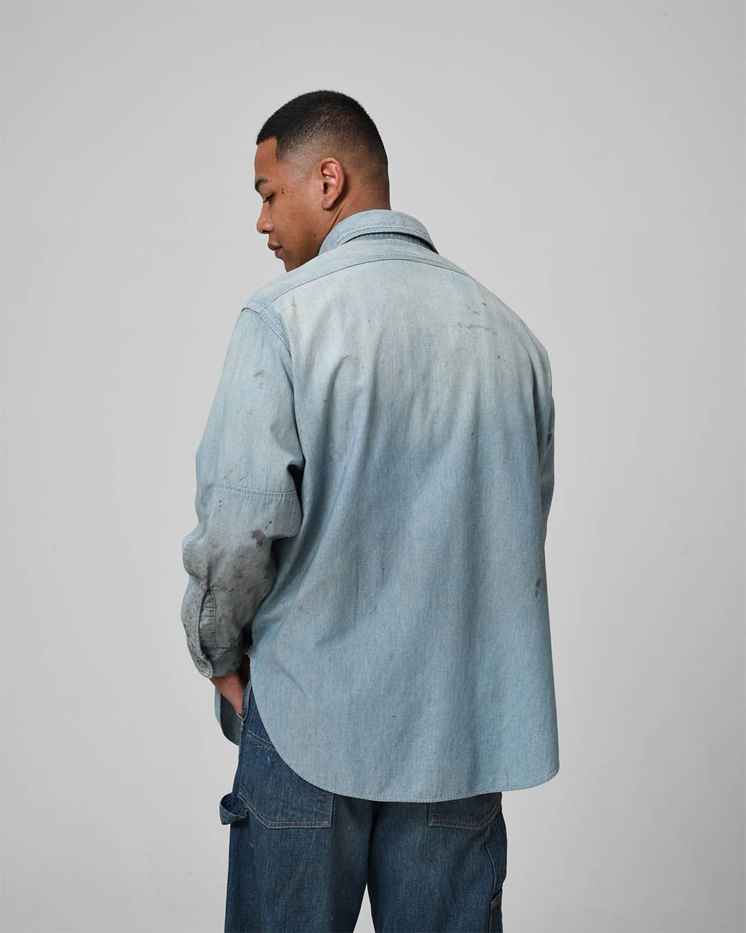 BWU-MBCS / METAL BUTTON CHAMBRAY SHIRT