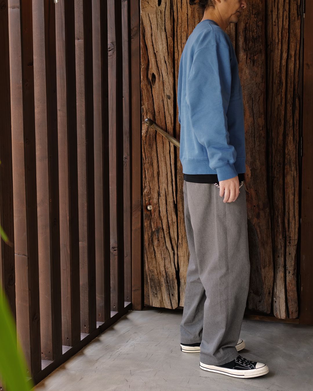 GX-A26-CS-02  CREW NECK SWEAT SHIRT   BLUE