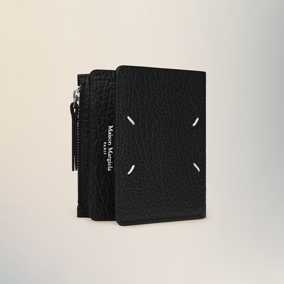 MAISON MARGIELA 4ステッチ フリップフラップウォレット Maison Margiela - フリップフラップウォレット / Black | River
