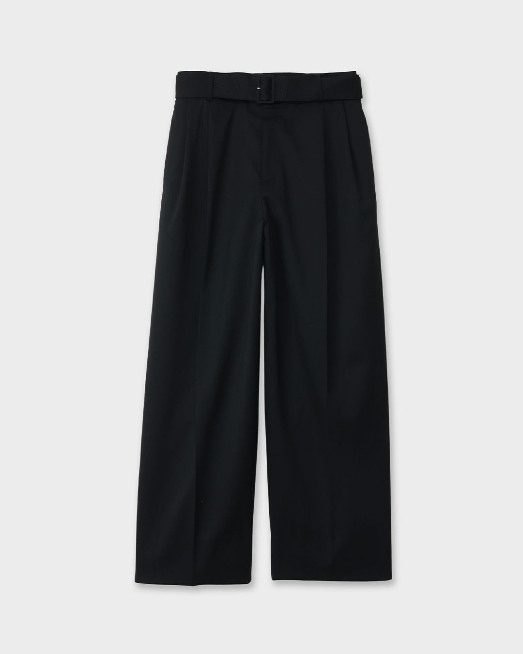 BELTED PANTS  Black