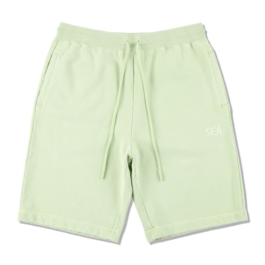 SEA (pigment-dye) Sweat shorts Pistacio - S