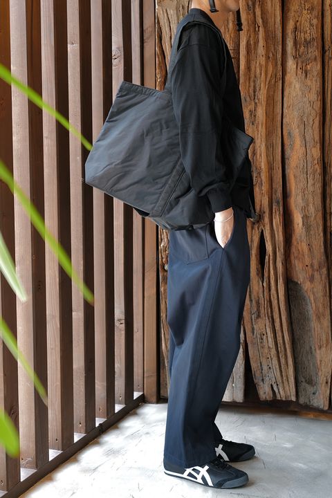 Maison Margiela コットントラウザーズ ダークブルー