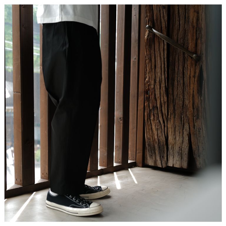 SEQUEL - 【Last1 L】SQ-24SS-PT-05 CHINO PANTS (TYPE-CP) BLACK | River