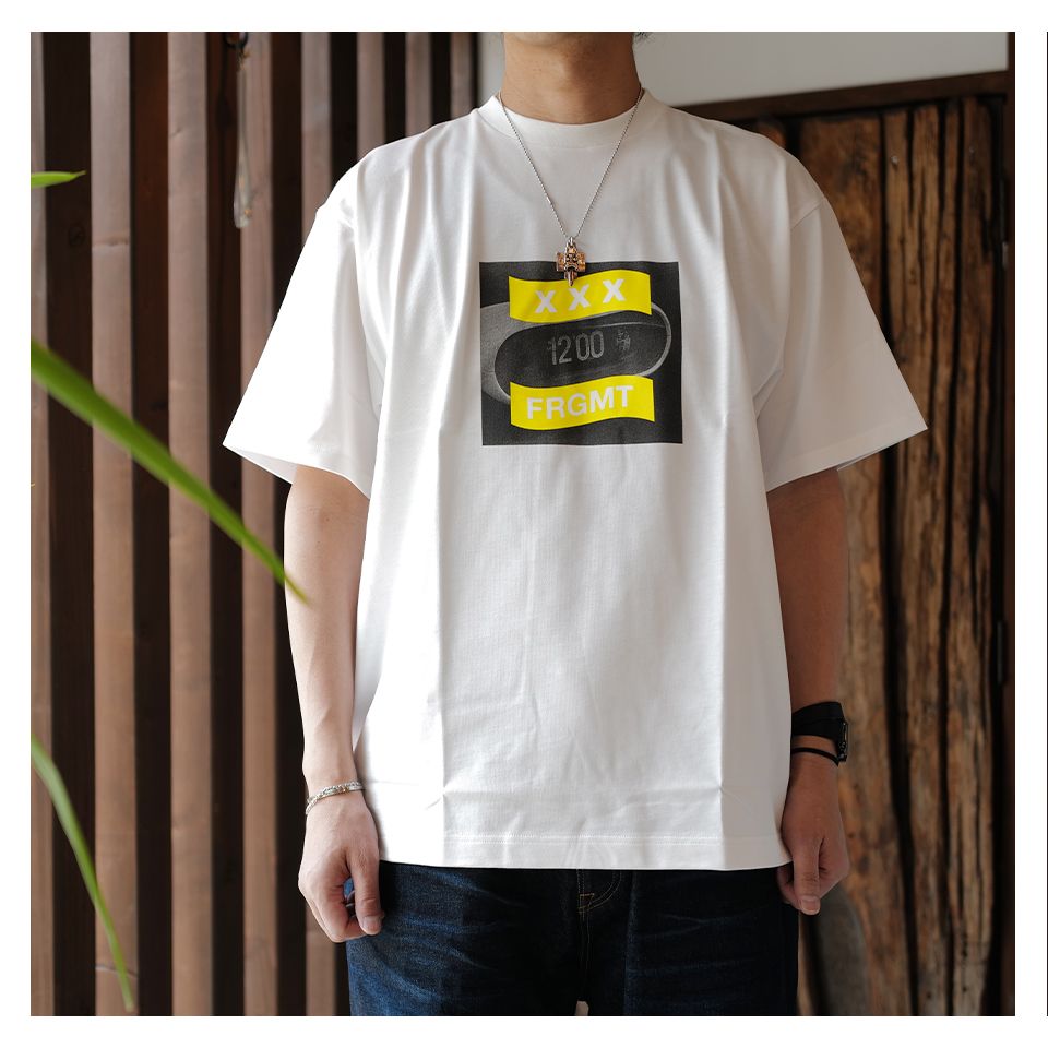 【LAST1 XXL】 GX-S25-12FST-01 XXX 12th ANNIVERSARY T-SHIRT  xFRAGMENT  WHITE