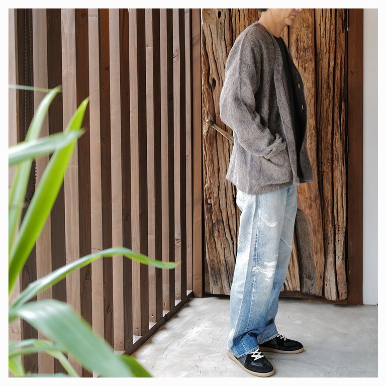 OUR LEGACY - CARDIGAN Mole Grey Mohair | River