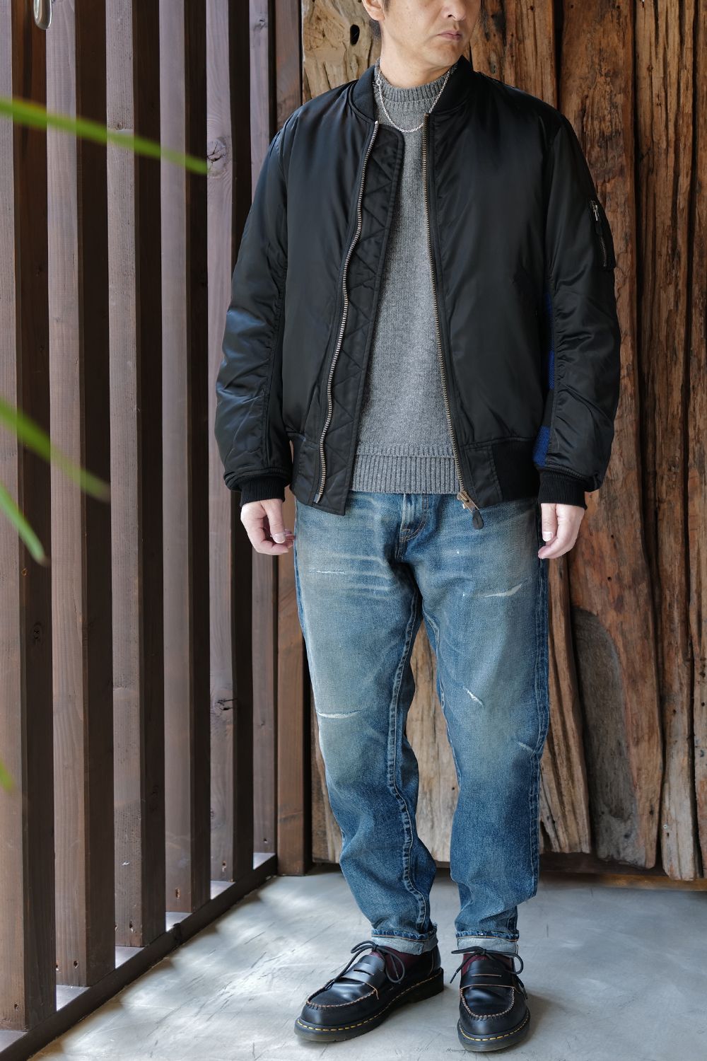 SEQUEL x FRAGMENT  SQ-24AW-PT-10 DAMAGE DENIM PANTS