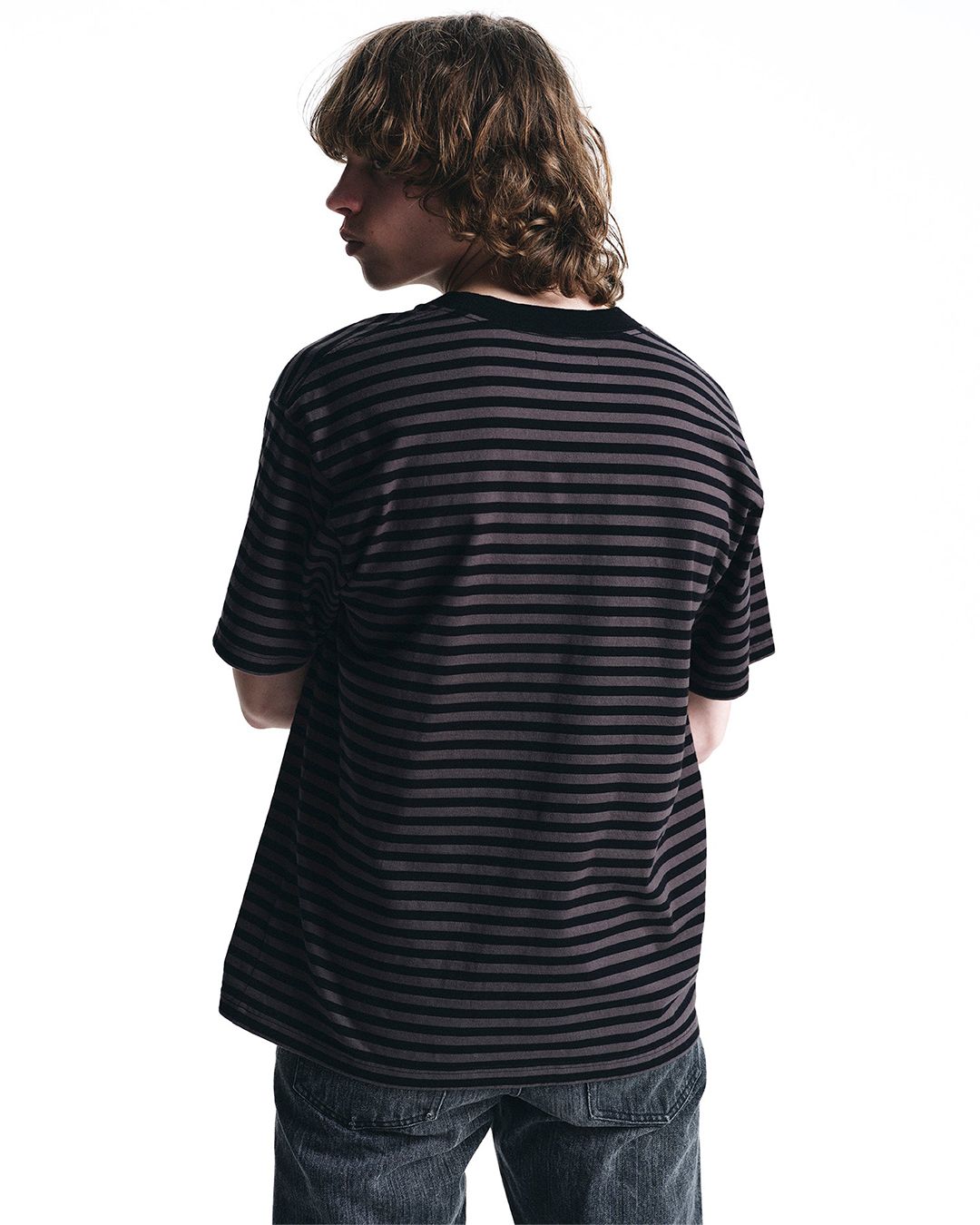 Overdye Border Crewneck Tee  BLT