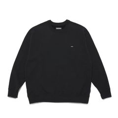GX-A25-CS-04  CREW NECK SWEAT SHIRT   BLACK