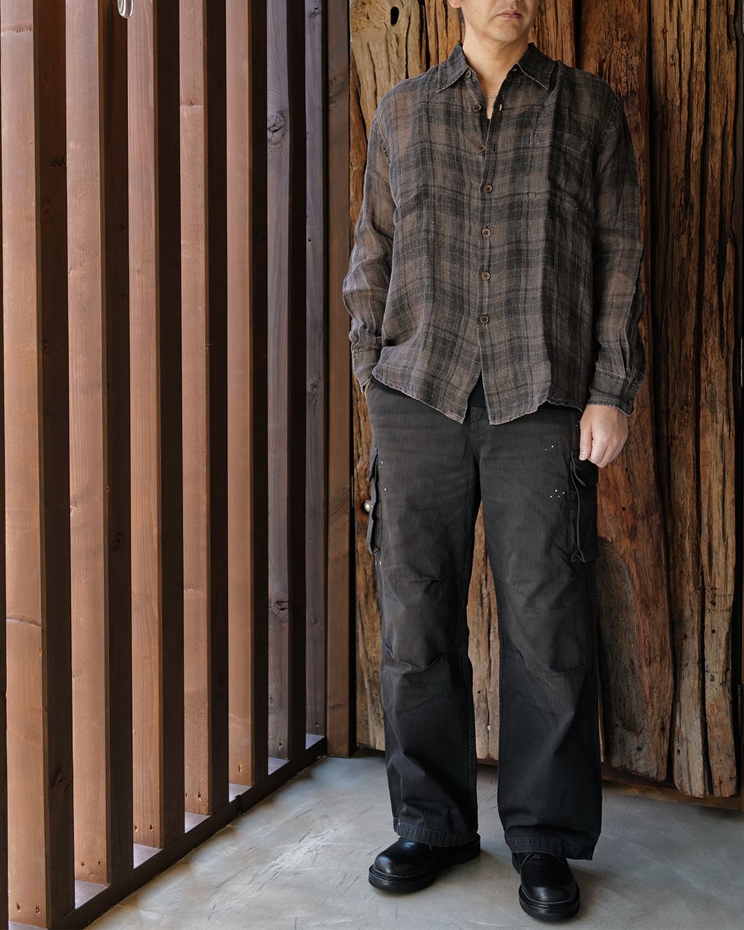 MOUNT CARGO  Nebula Wash Jungle Herringbone