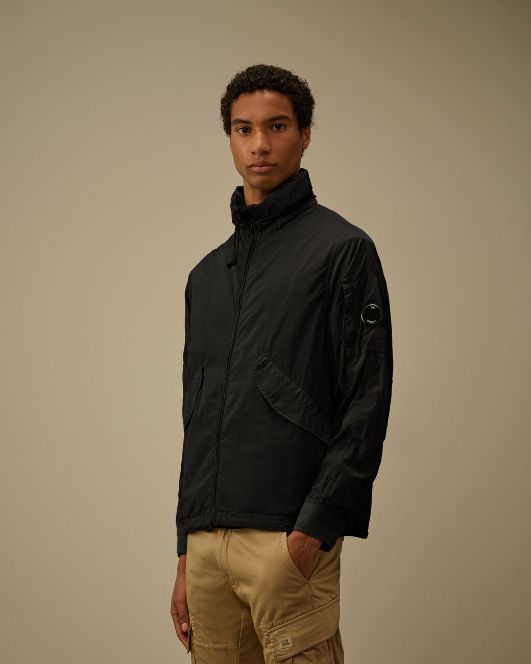 Chrome-R Lens Jacket Black