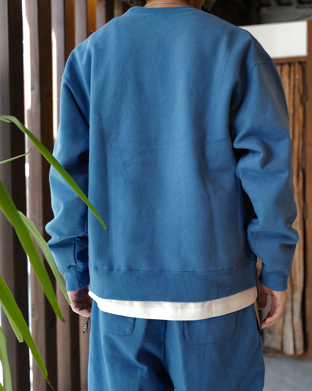 GX-A26-CS-02  CREW NECK SWEAT SHIRT   BLUE