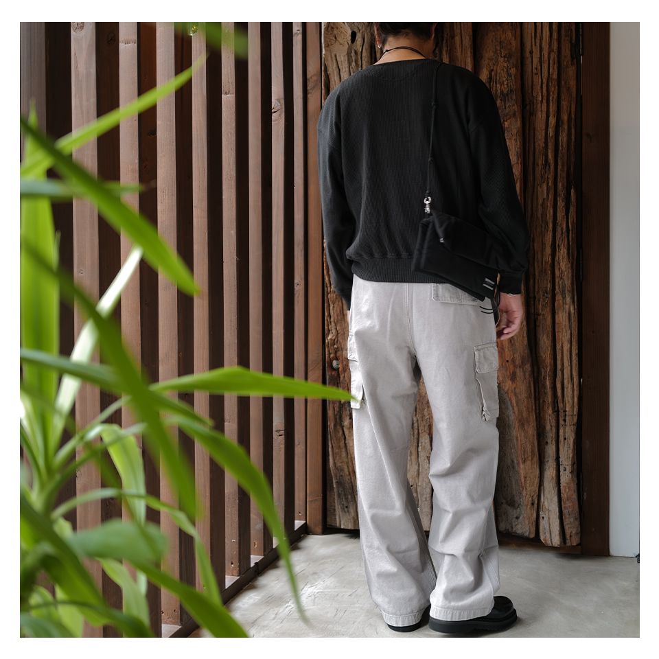 OUR LEGACY - MOUNT CARGO Stone Gravel Draping Canvas | River