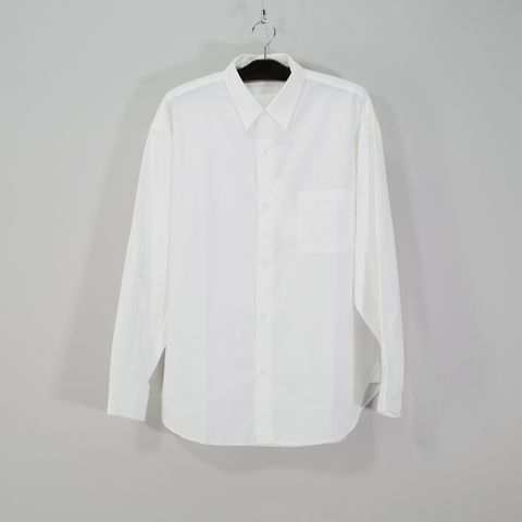 【Last1 Size2】Plain shirt  White