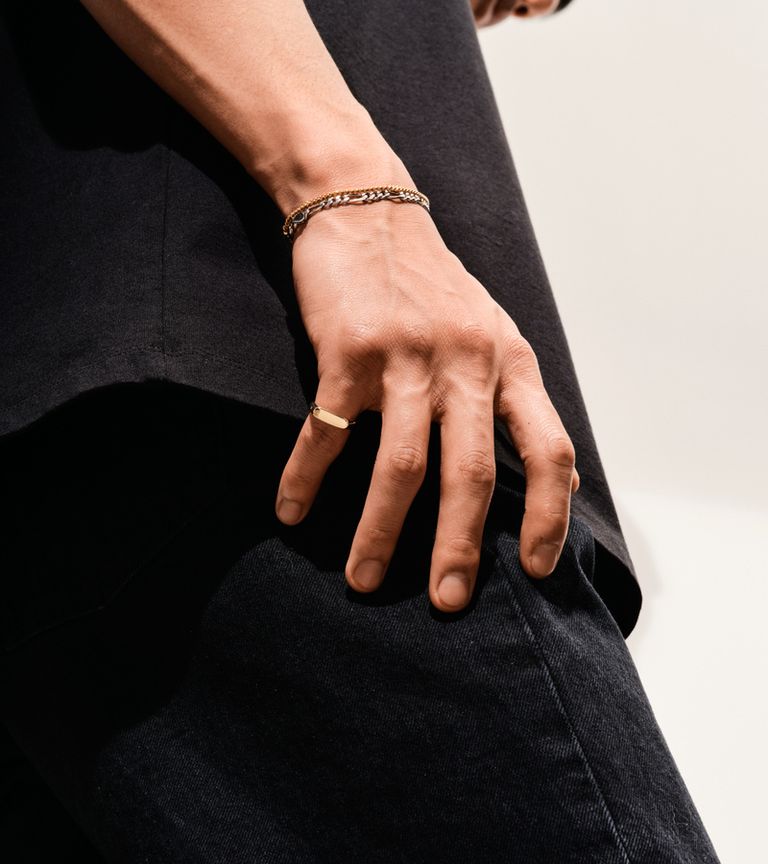 TOMWOOD - Spike Bracelet Gold 7.7Inch / ブレスレット / 925 