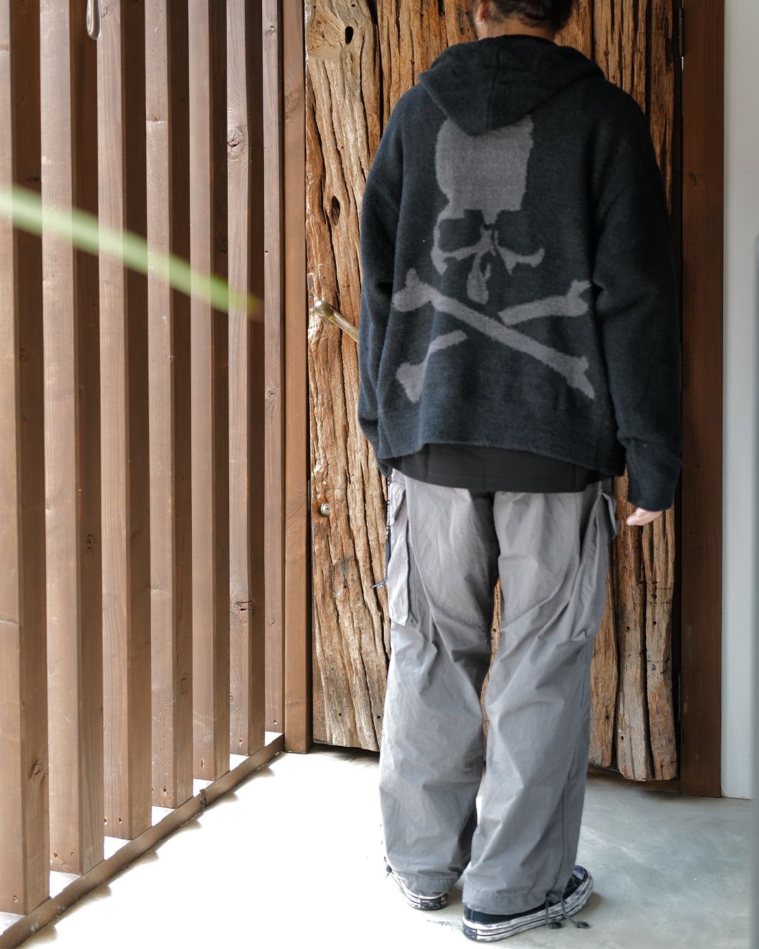 【MASTERMIND WORLD】 LOUNGE ZIP-UP HOODIE  BLACK