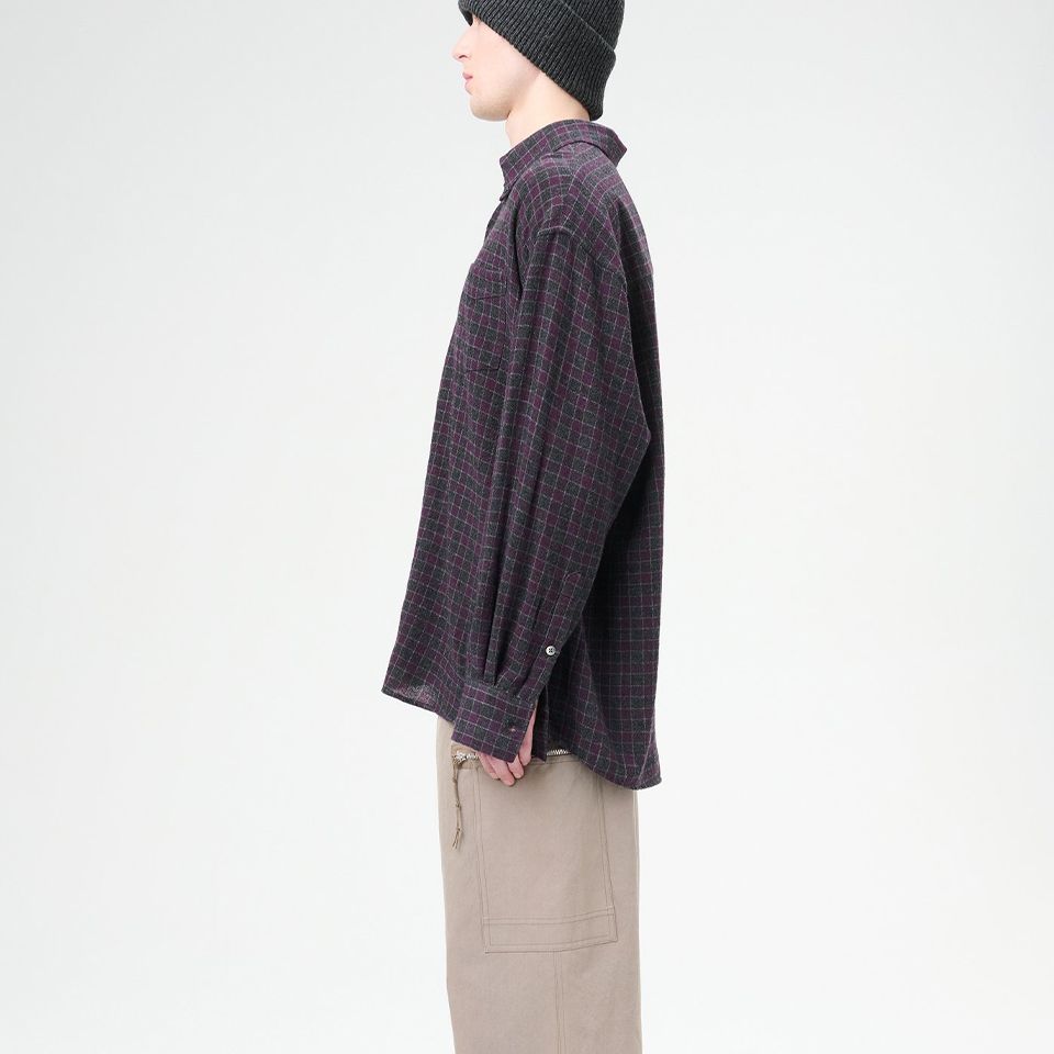 BORROWED BD SHIRT   Sophomore Check Rural Wool