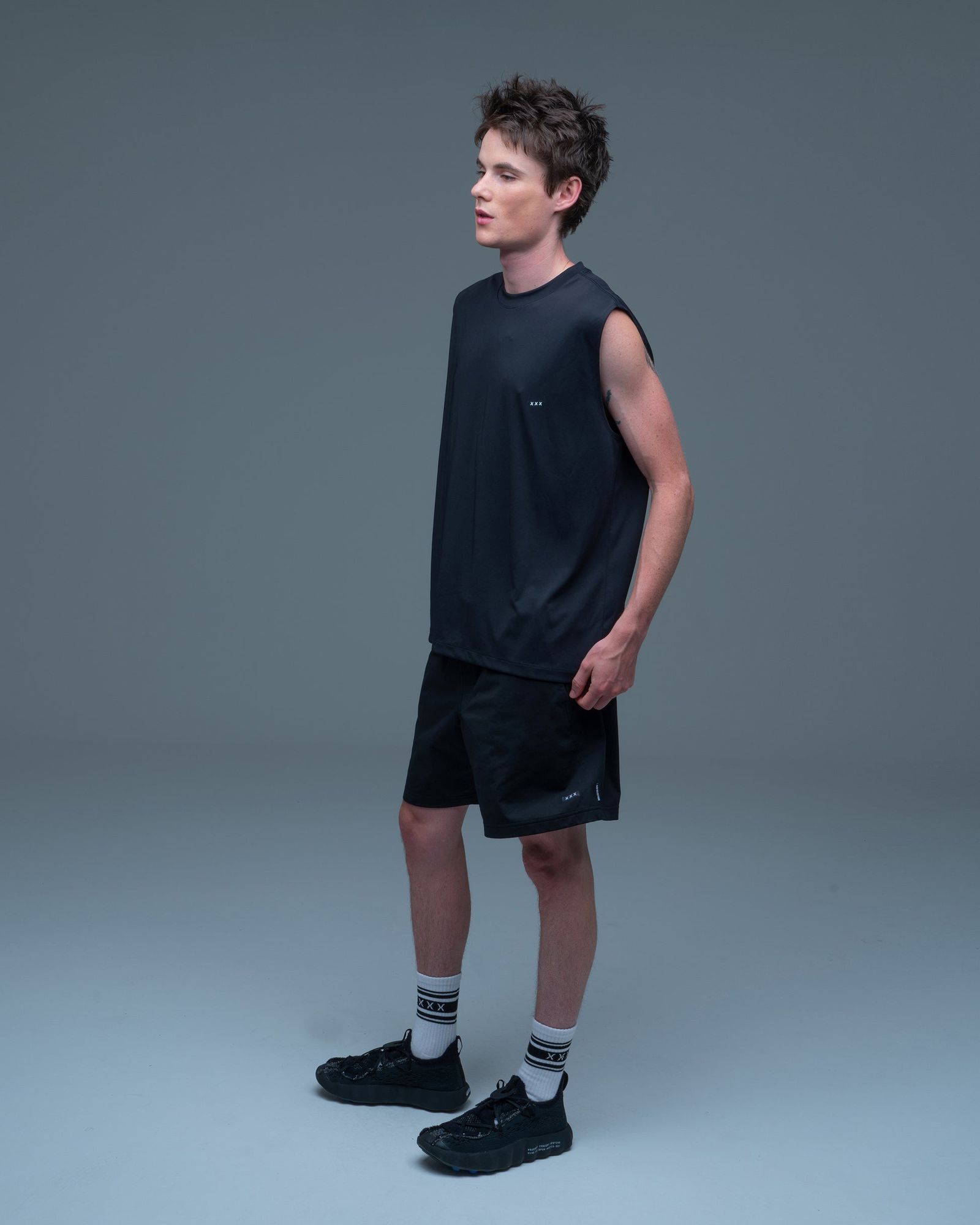GX-S26-CS-08  TANK TOP   [BLACK]