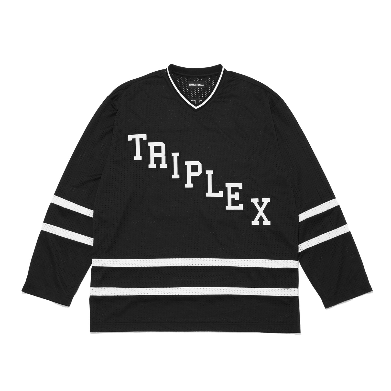 【★完売品★】GOD SELECTION XXX HOCKY SHIRT GOD SELECTION XXX - GX-S24-CN-02 HOCKEY SHIRT BLACK | River