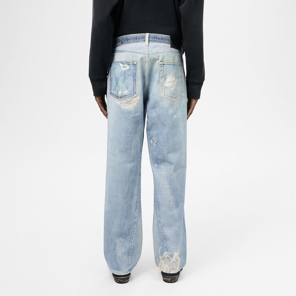 OUR LEGACY - THIRD CUT Digital Denim Print | River