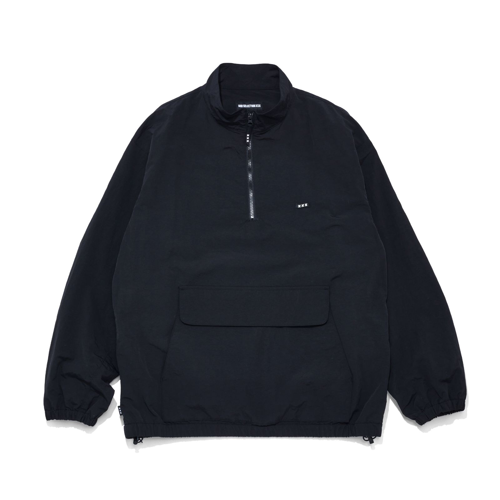 GOD SELECTION XXX - GX-A24-JK-01 HALF ZIP TRACK JACKET BLACK | River