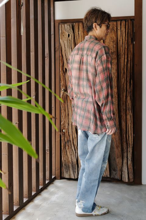 OURLEGACYのCHECKシャツSTYLEは夏におすすめ