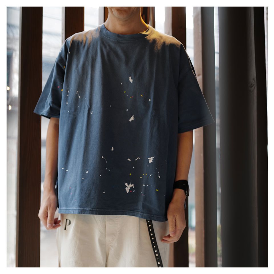 VINTAGE  PENKISPLASH BIG TEE  Blue