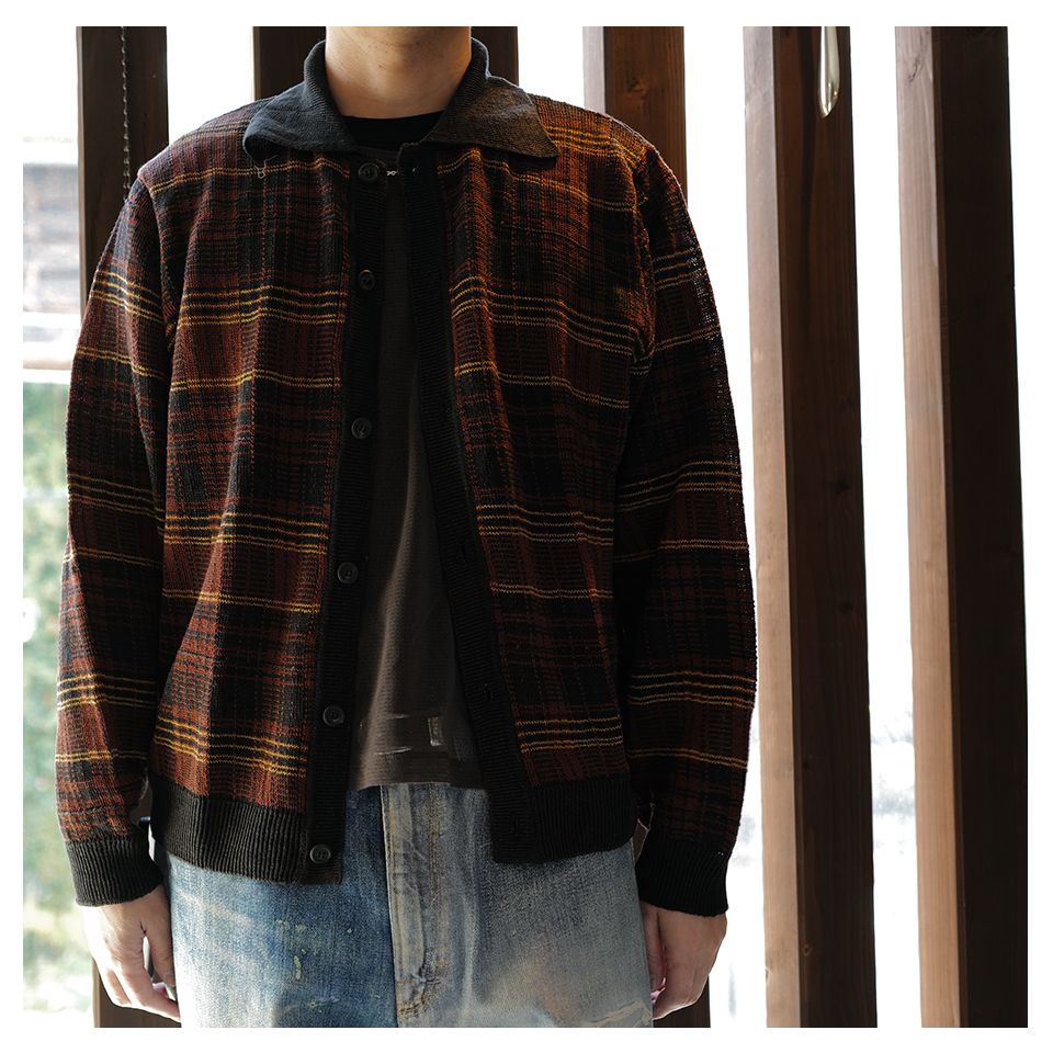OUR LEGACY - EVENING POLO Rust Geezer Check | River