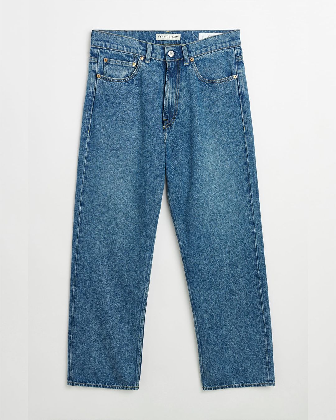 THIRD CUT   Blue Tech Wash Denim