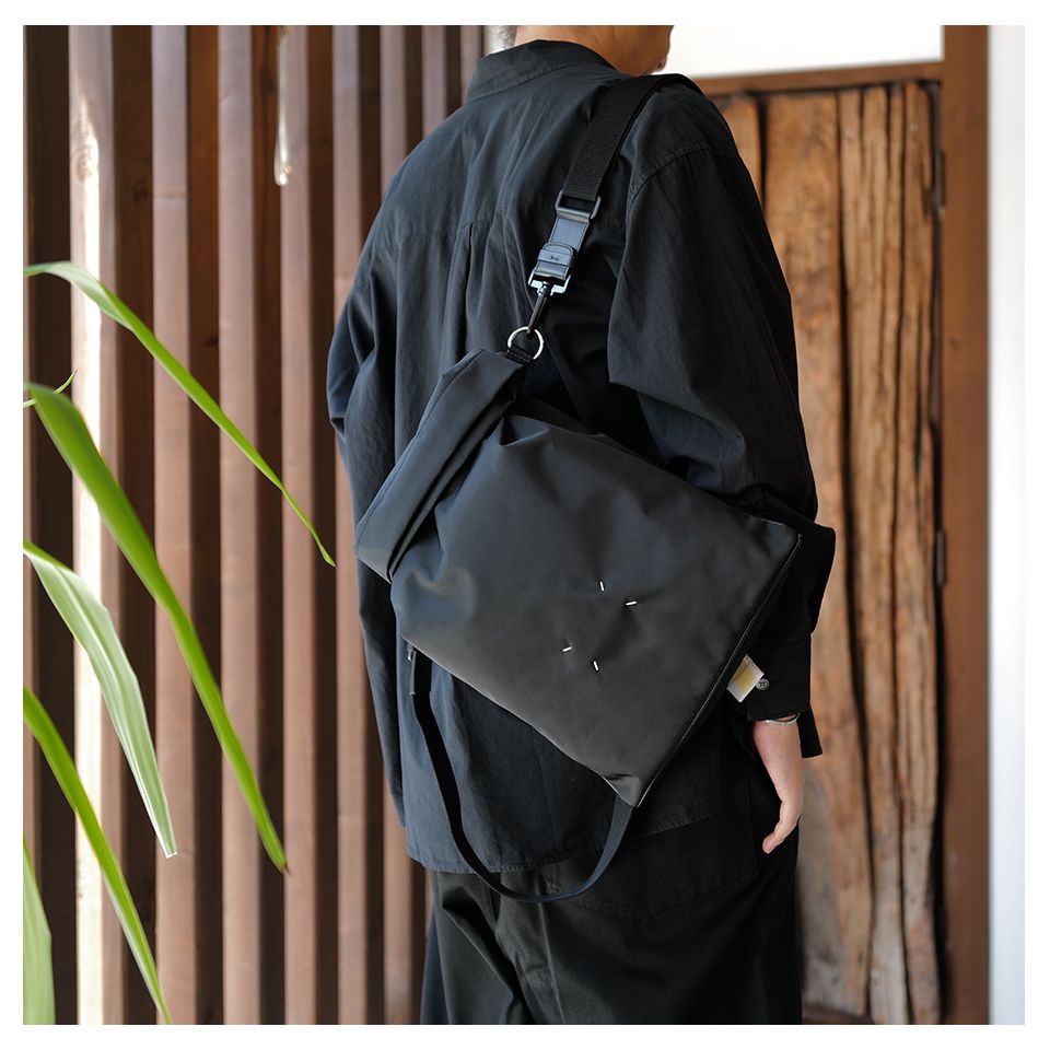 「High tech」ロールアップ バックパック / Black