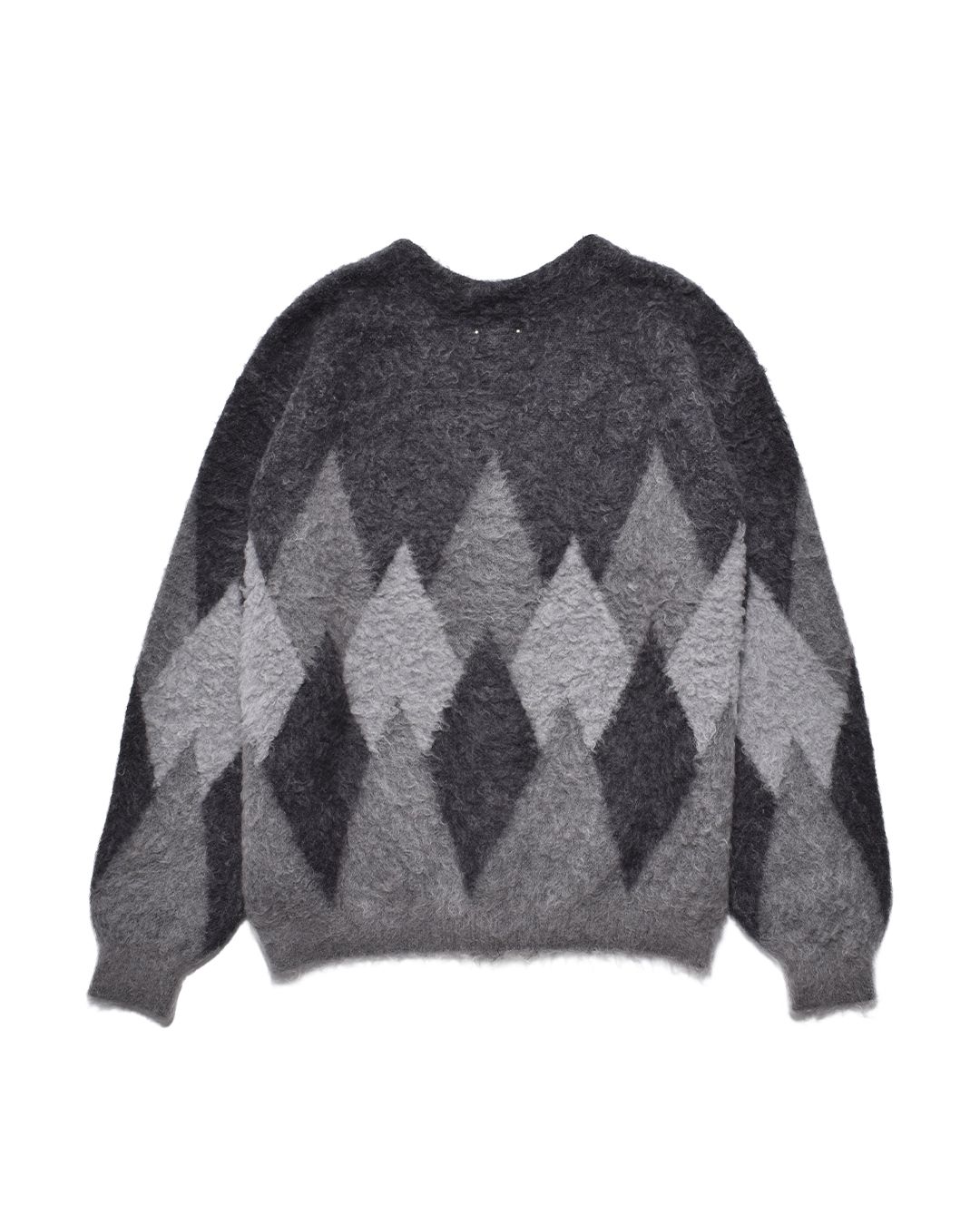 Mohair Argyle Knit Cardigan Knit Cardigan GRT