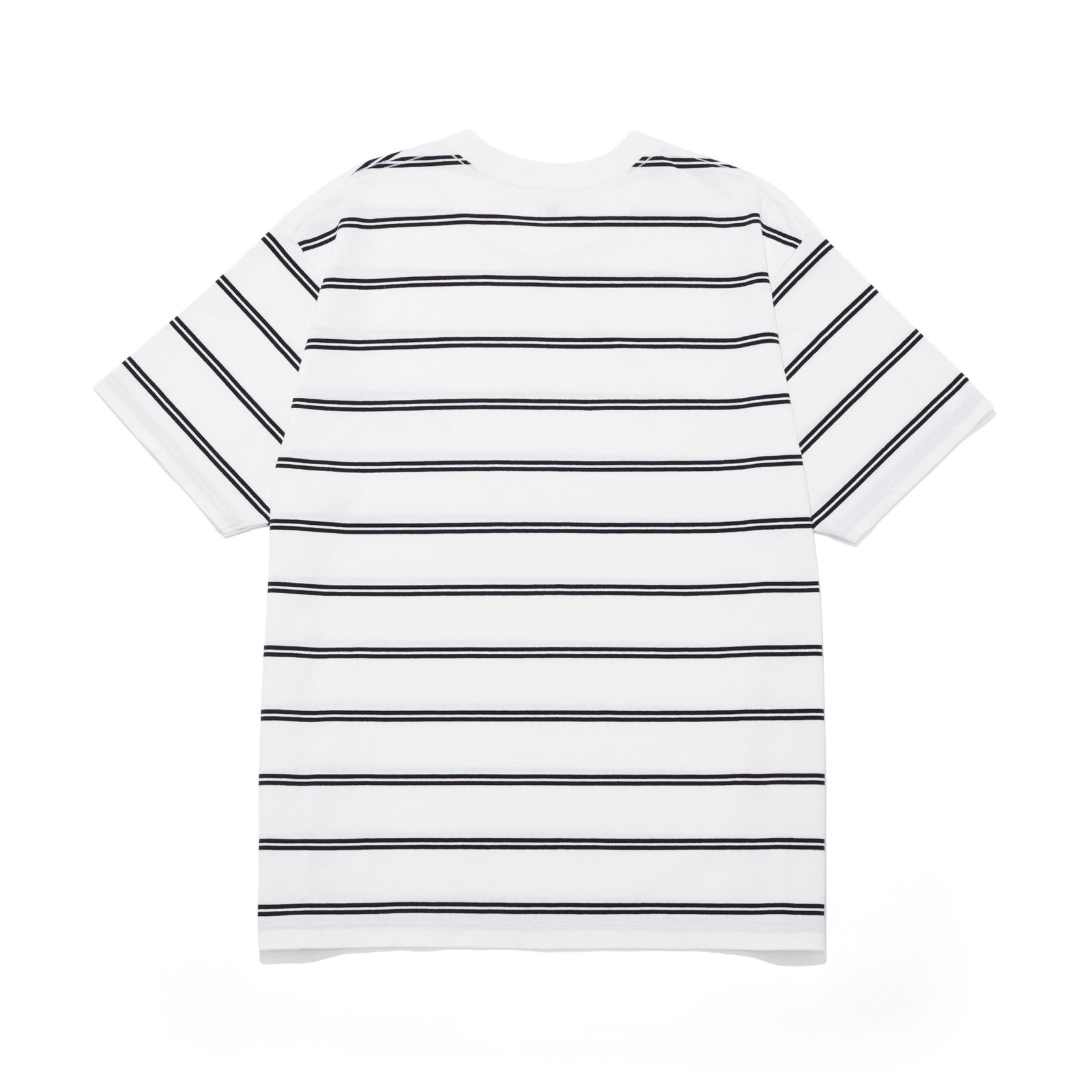BORDER T-SHIRT  [WHITE x BLACK]