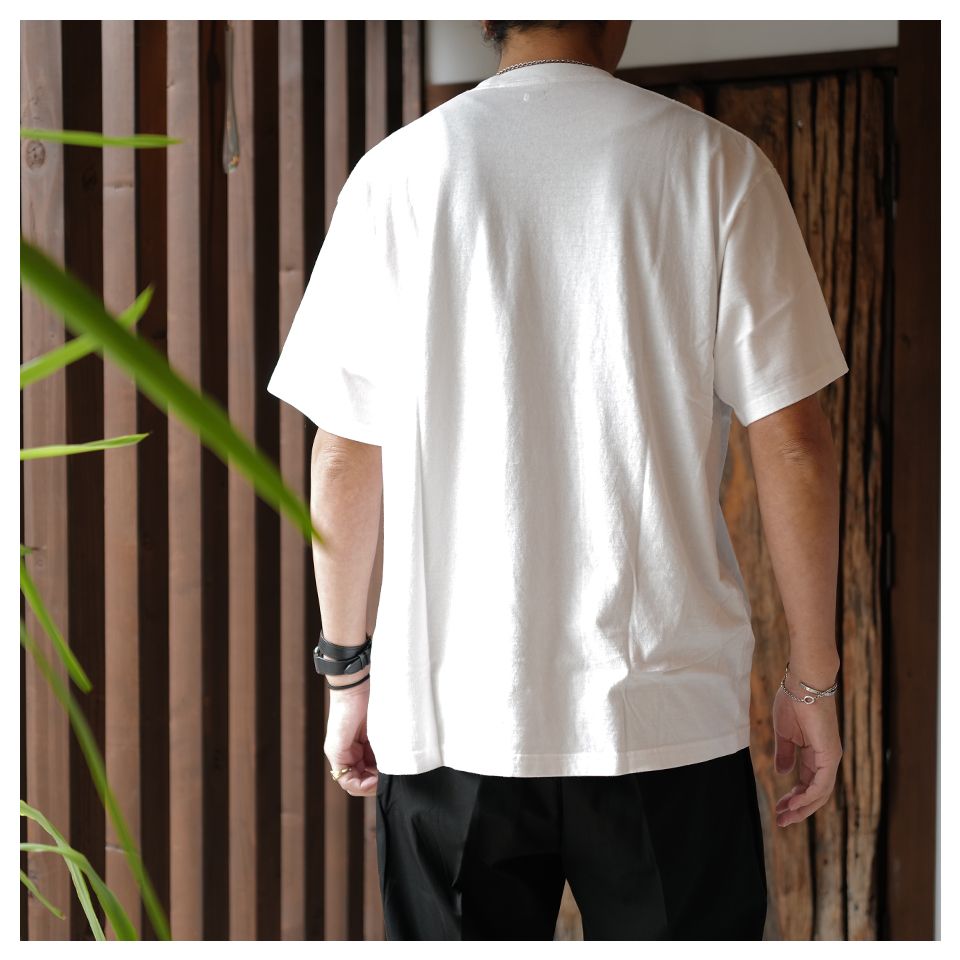 SQ-25SS-ST-14 T-SHIRT  WHITE