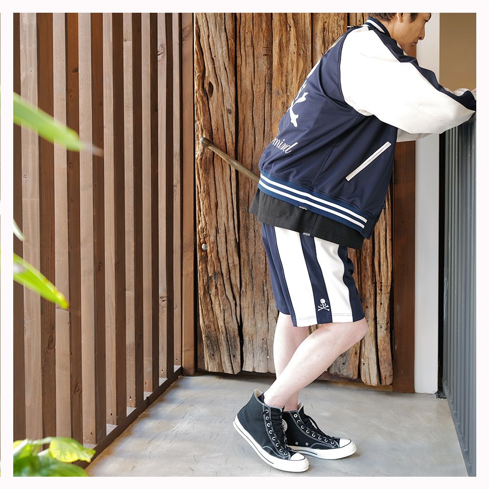 マスターマインドワールド短パン　サイズS Mastermind JAPAN×MITCHELL ＆ NESS メッシュショーツ グレー