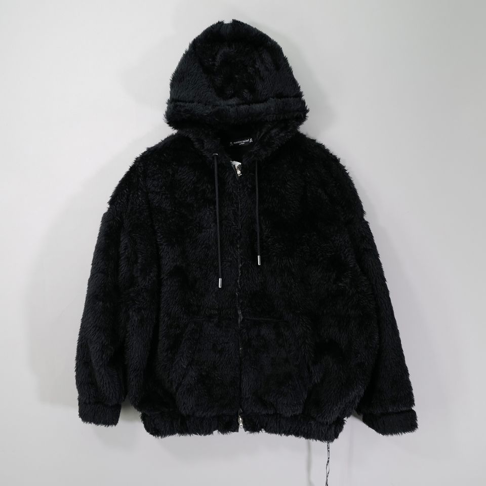 【mastermindJAPAN】 POLAR BEAR ZIP-UP HOODIE  BLACK