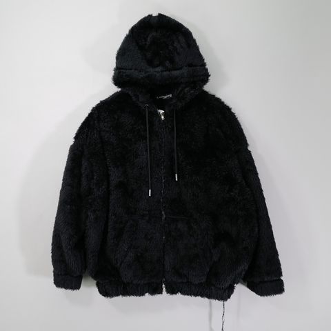 【mastermindJAPAN】 POLAR BEAR ZIP-UP HOODIE  BLACK