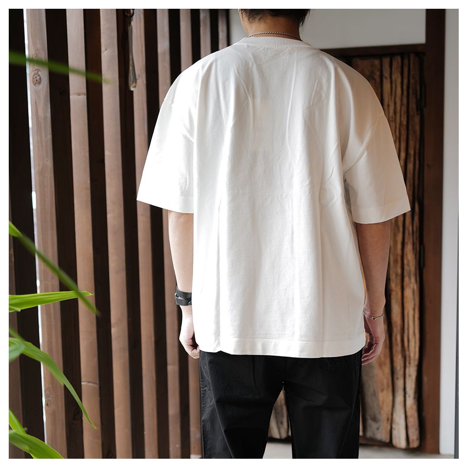 LM1-4 Oversized T-shirt [CENTRAAL PROCESS] Light Ecru