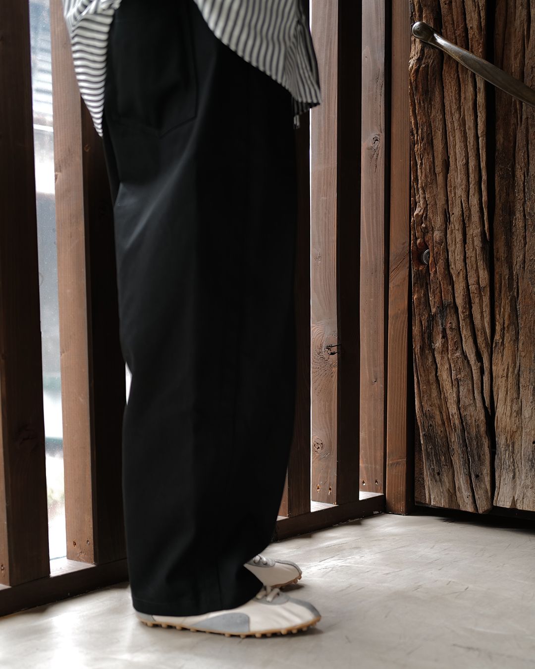 Maison Margiela ドロップライズ コットントラウザーズ ＆ スプリンターズ