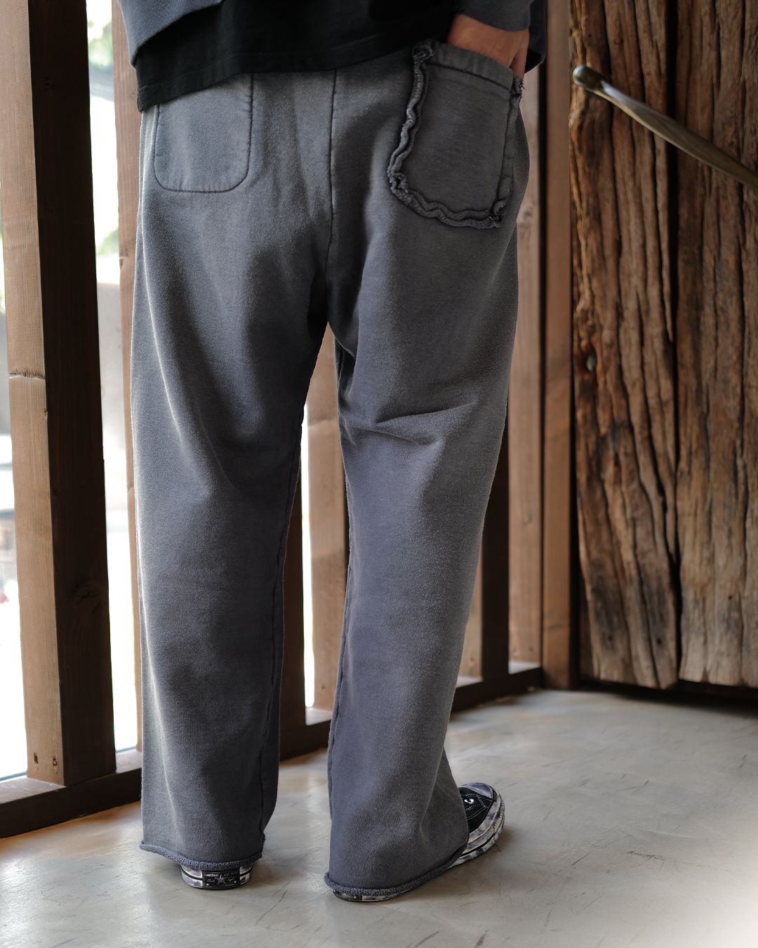 BWU-WSPE / WEATHERED SWEAT PANTS - EGGPLANT
